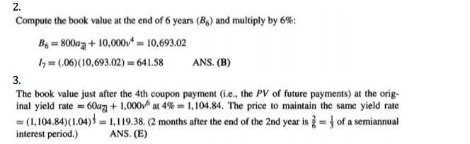  Financial math question: For question 2&3, did not understand how to
