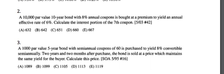 calculate the book value. For example why is the periods calculated in