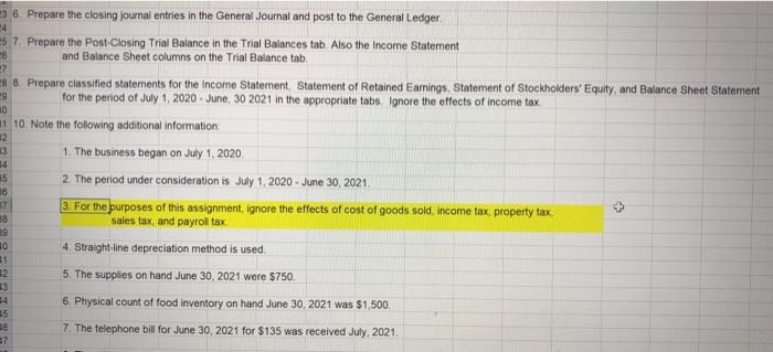 be completed in Excel program using the formats provided in this workbook.