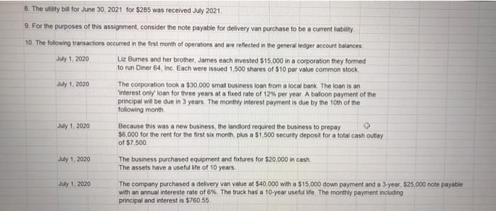 Objectives: 1. Practice the steps involved in the Accounting Cycle 2. Practice