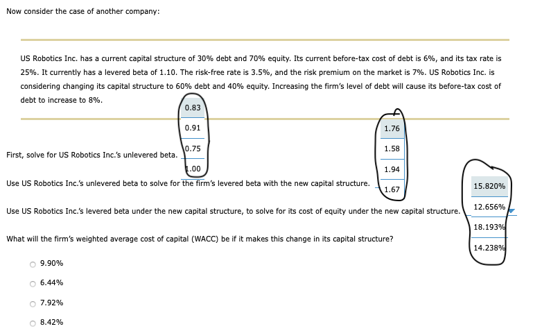 capital structure. Transworld Consortium Corp. has gathered the following financial information to