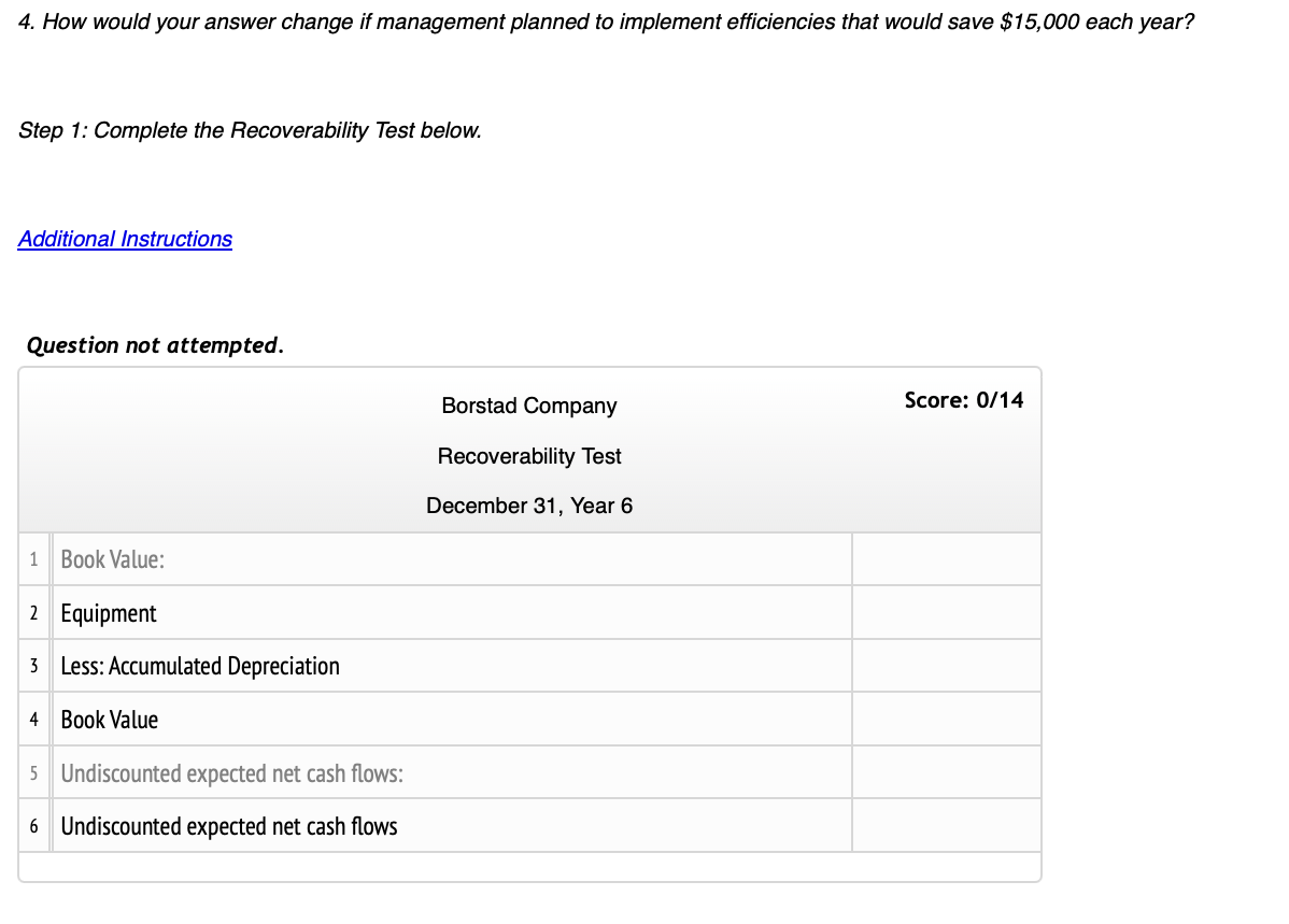 to determine the fair valu the equipment based on a current selling