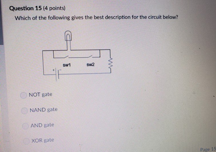 Boolean functions? (1) 128 8 256 16 Question 8 (4 points) Which