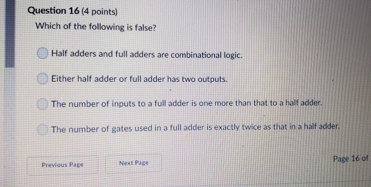 of the following describes De Morgan's law? x+y =xy Page 8 of