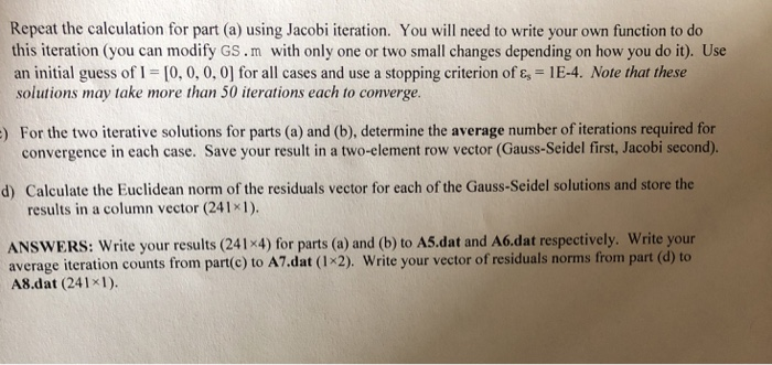 left division (Gauss elimination) o LU Factorization o Gauss-Seidel Iteration Learn how
