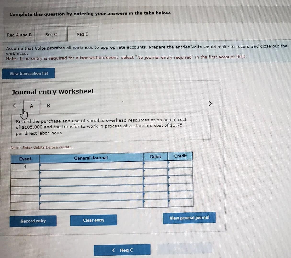 What was the variable overhead price variance and the variable overhead efficiency