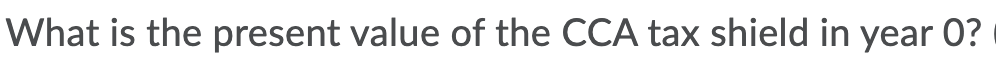 of $250,000; the project life is three years; before-tax cost savings are