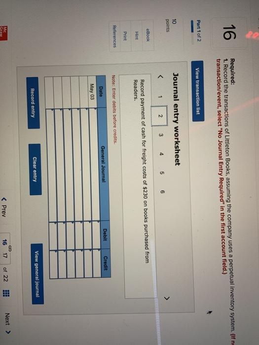 Books has the following transactions during May. May 2 Purchases books on