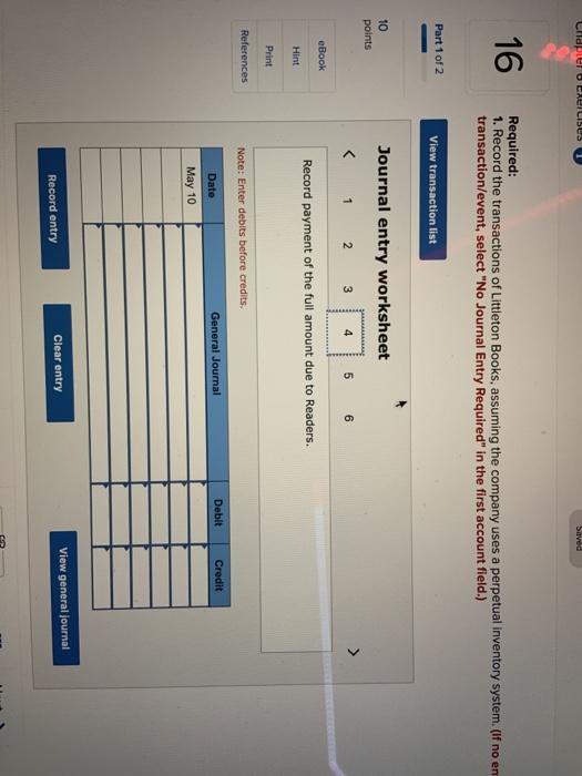 cash for freight costs of $230 on books purchased from Readers. May