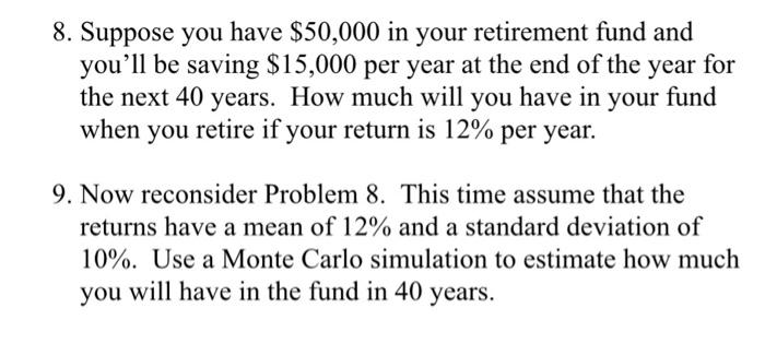 please help with these questions. please use Excel and show all calculations