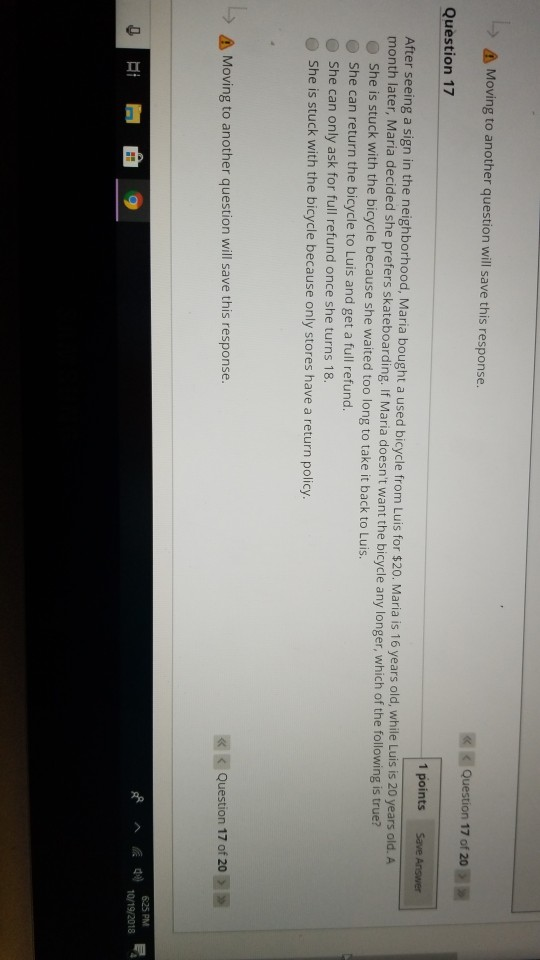 Question 16 of 20 Question 16 1 points Save d XBox video