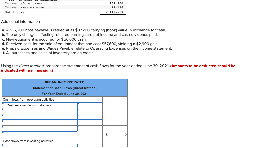 $37,200 carrying (book) value in exchange for cash. b. The only changes