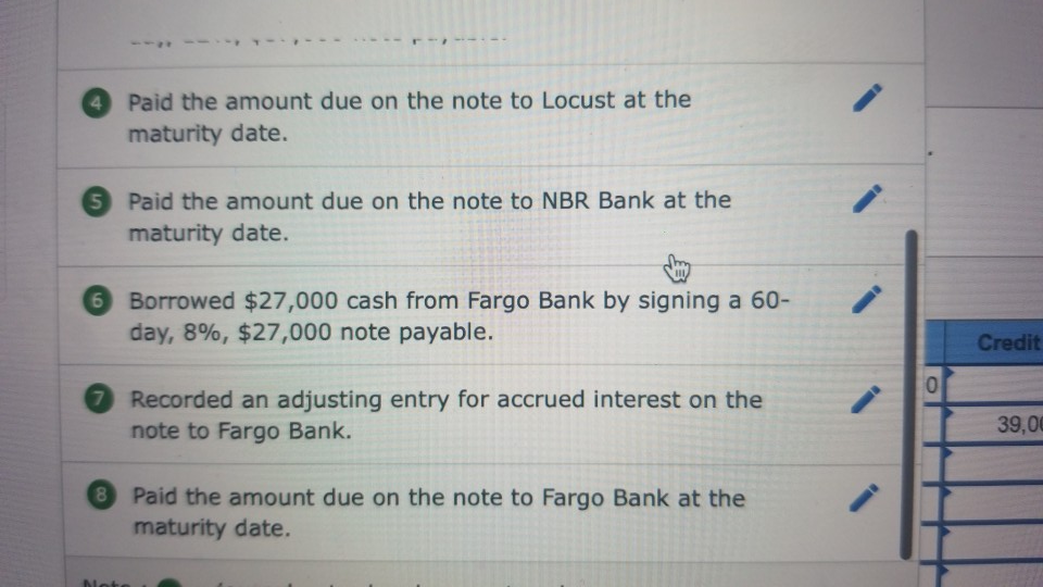 Co. entered into the following transactions involving short-term liabilities. Year 1 Apr.