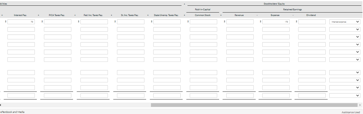 these liability accounts. During January, the following selected transactions occurred. Jan. 1