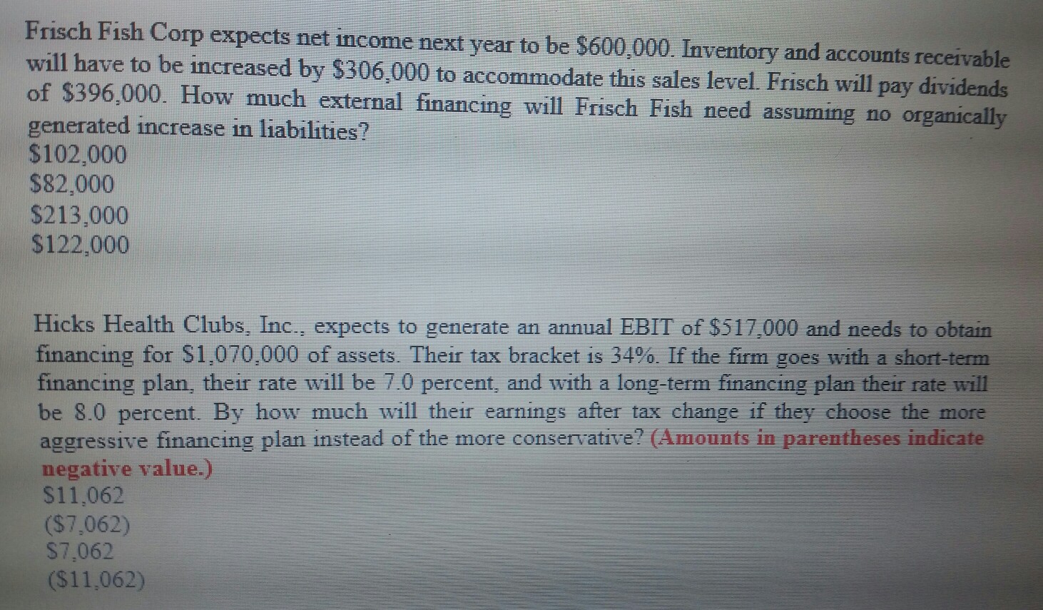 Hi, I need help with my Managerial Finance assignment please. . .