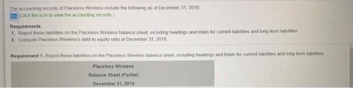 Payable Mortgages Payable (long-term) Interest Payable Bonds Payable (long-term) Total Stockholders' Equity