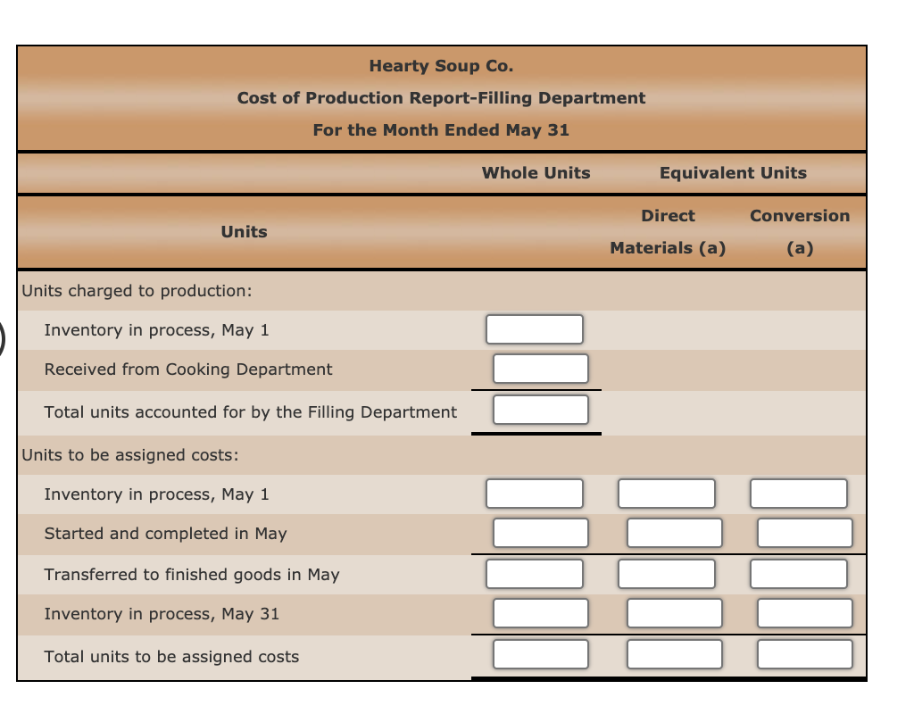 answers to the nearest cent not require an entry, leave it blank.