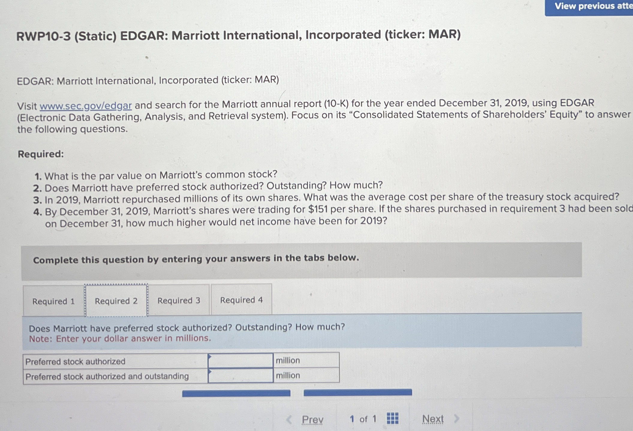  RWP10-3(Static) EDGAR: Marriott International, Incorporated (ticker: MAR) EDGAR: Marriott International, Incorporated