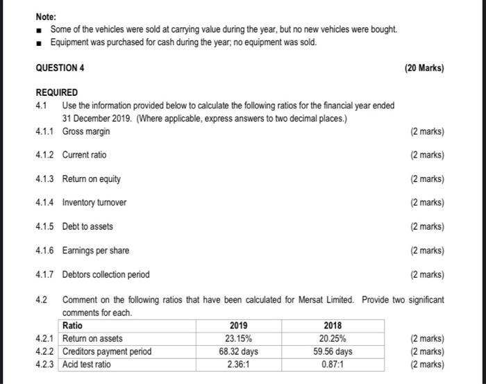 prepare the Cash Flow Statement for the year ended 30 June 2020,