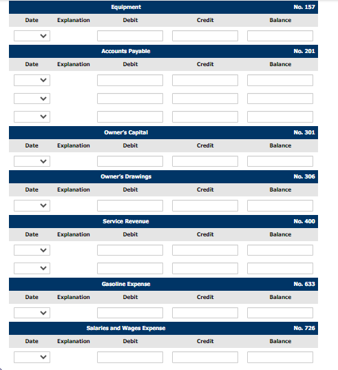 July 1 Cullumber invested $20,100 cash in the businese. 1 Purchased used