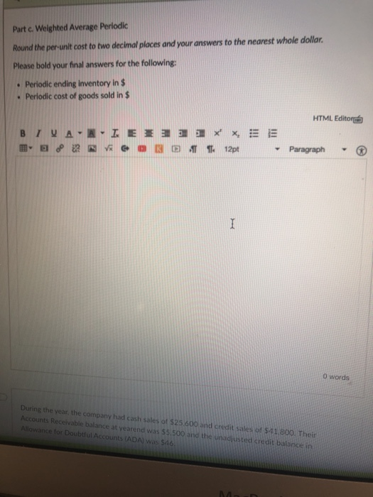 Total Cost Date January Beginning 1 Inventory 10 $60 $600 January Purchase