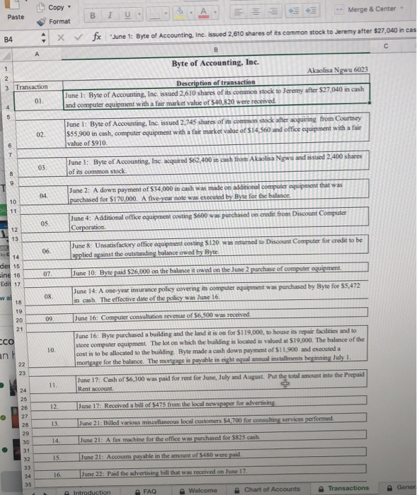  Paste Copy Format BIU-- - Merge & Center DA X fx