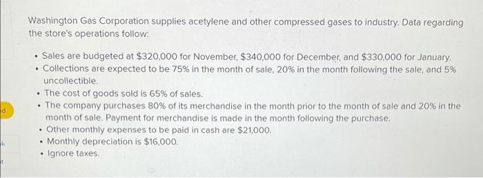 GO Washington Gas Corporation supplies acetylene and other compressed gases to industry.
