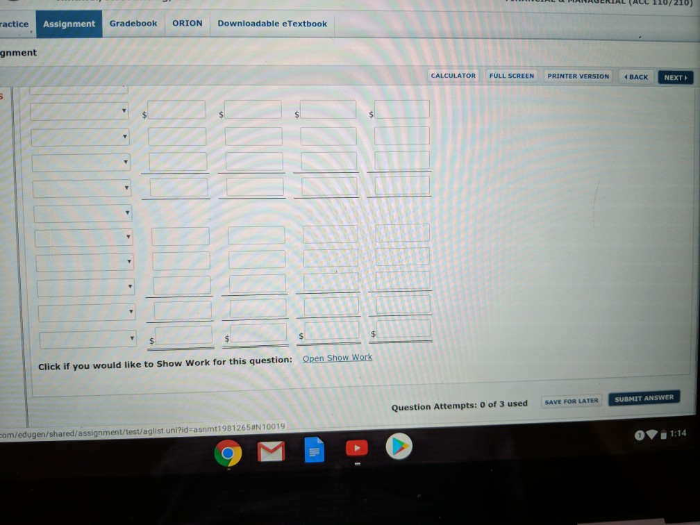 Company uses a flexible budget for manufacturing overhead based on direct labor