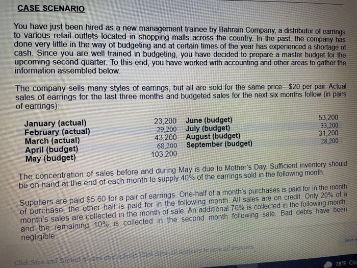 please help me , I should make it on excel file CASE