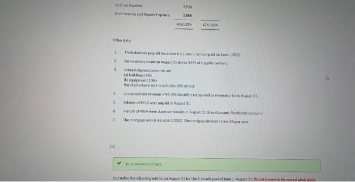 on Aingust 31 shaw 680 of nuputies on hand 3. Amusderediationrates are