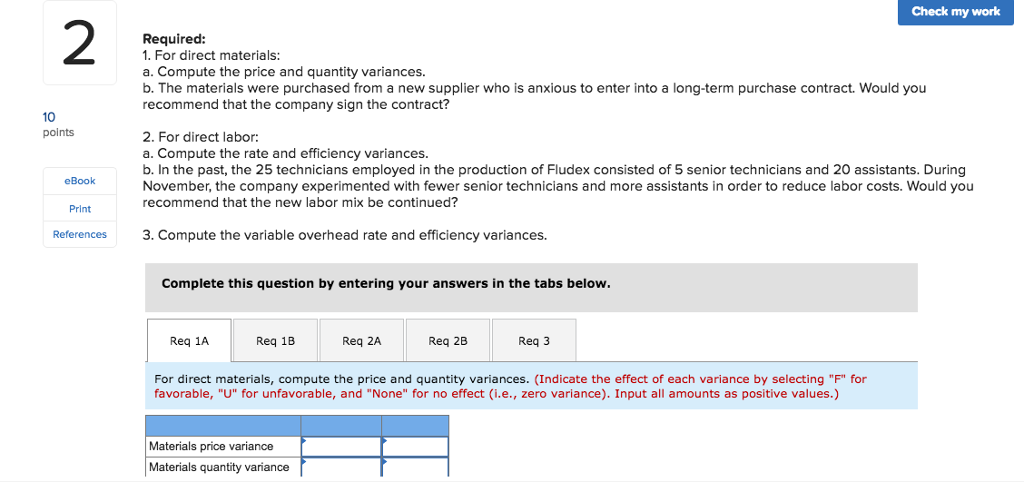 LO10-3] 10 points Becton Labs, Inc., produces various chemical compounds for industrial