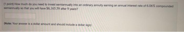(point) in 4 years Harry and Sally would like to have $14,000.00