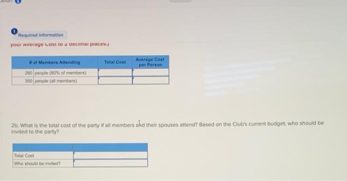 the Total Rental Cost and Other Data inputs in your worksheet to