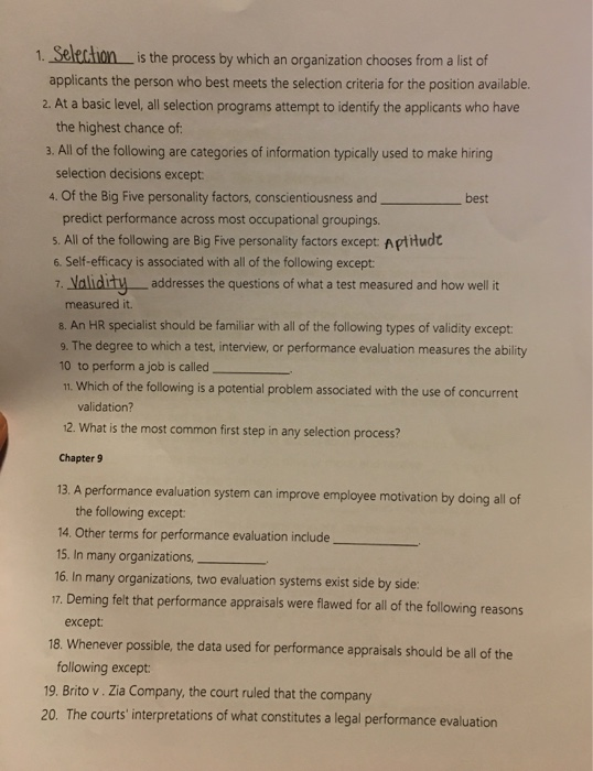  help with the multiple choice questions 1-20 I dont know the