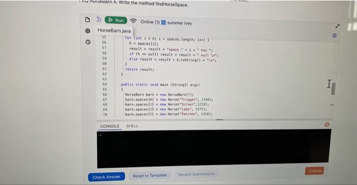 ave ready cick "Pun" fo test your soluton There ace 3 tests