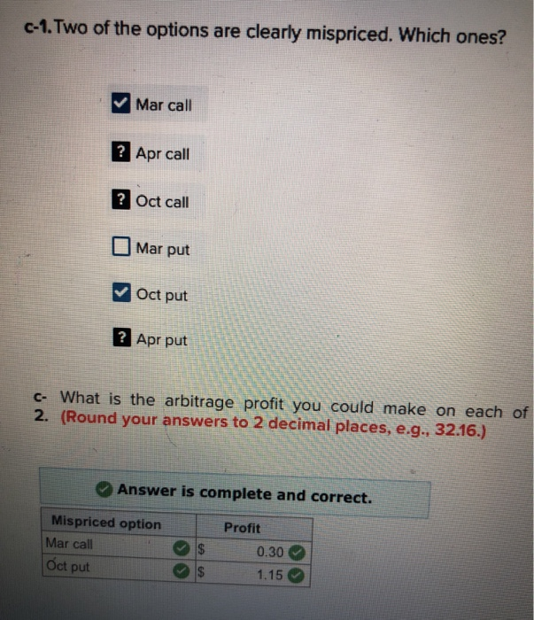 for $75. Calls Puts Strike Option Expiration Price Mar Apr Jul Oct