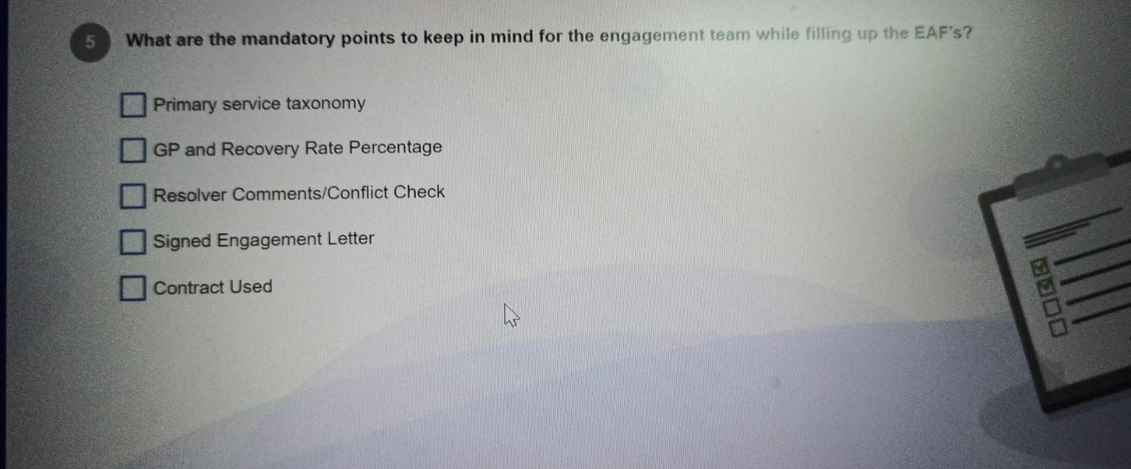 deliverables in the given case? Presence of issuing party's verification should be