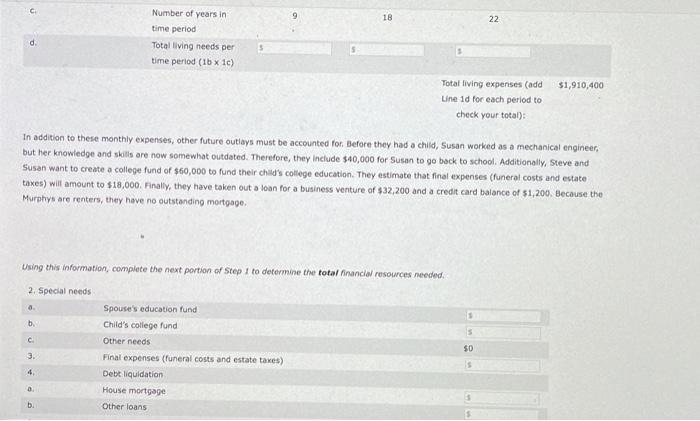 Part 1 Steve and Susan Murphy are 38 years old and have