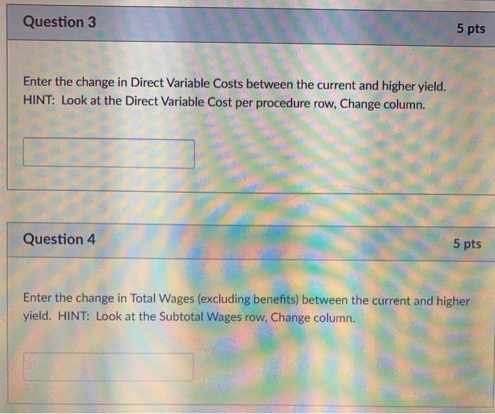 will need to become familiar with Exhibt 5, Revenues and Expenses, of