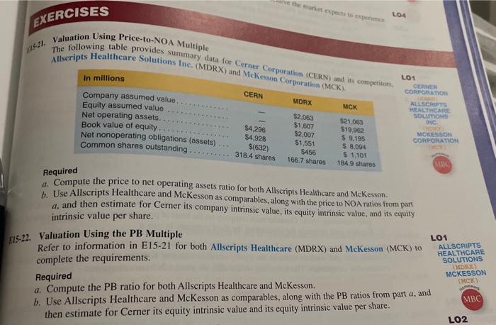 for both Allscripts Healthcare (MDRX) and MeKessen (MCK) to complete the requirements.