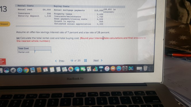 Mortgage Payment a. $132,000, 15-year loan at 5.50 percent b. $126,000, 30-year