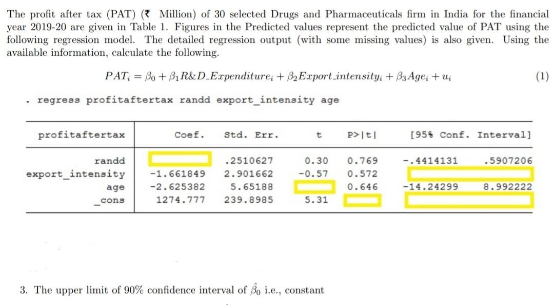Firms are attached in second image while question (3) is in