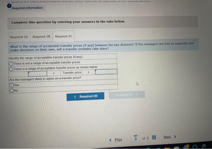 be sold to outside customers or to Division Y of the same