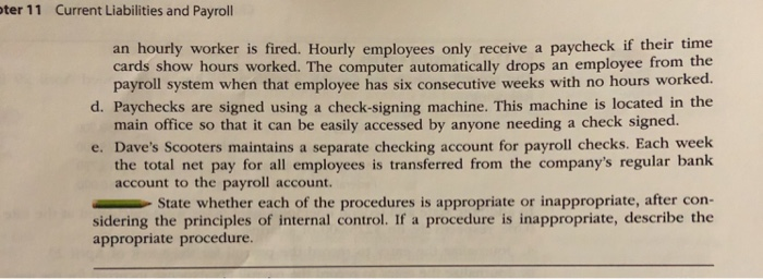 of specialty scooters. The company employs 14 production workers and four administrative