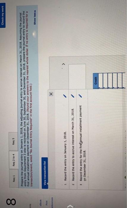 as the loan calculator with annual payments at mycalculators.com, to generate an