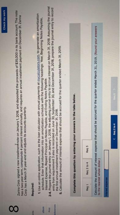 amortization schedule. Enter that information into an amortization schedule with the following