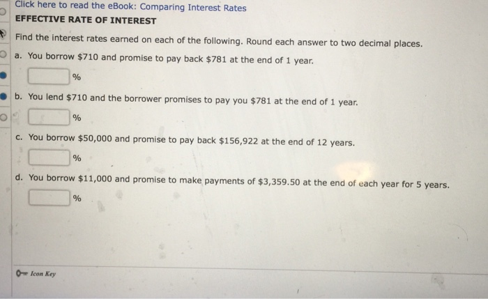  Click here to read the eBook: Comparing Interest Rates EFFECTIVE RATE