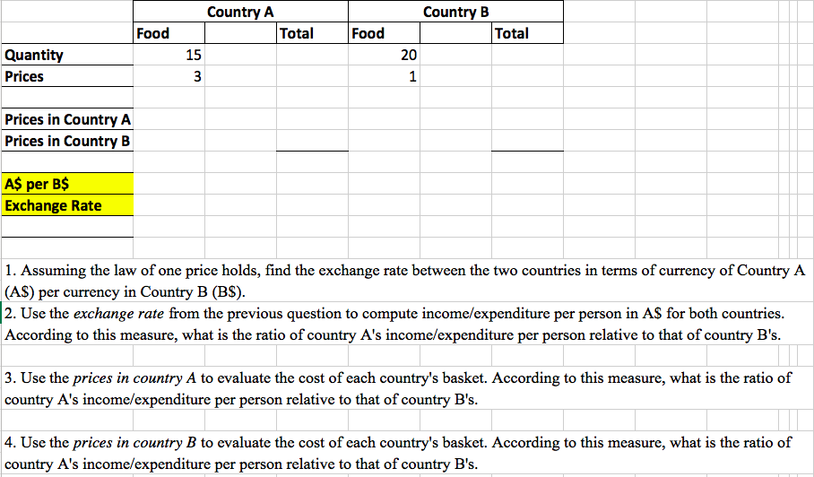  Need help with numbers 1-4, based on the numbers provided for