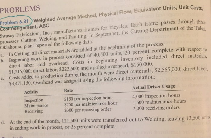 Can you help me with 6.32 please? I need FIFO method