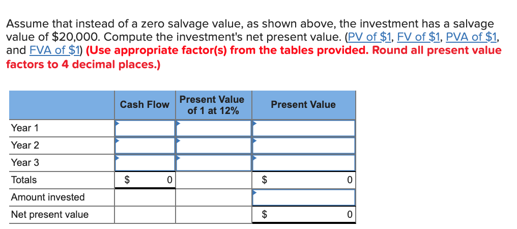 [The following information applies to the questions displayed below.) Following is information